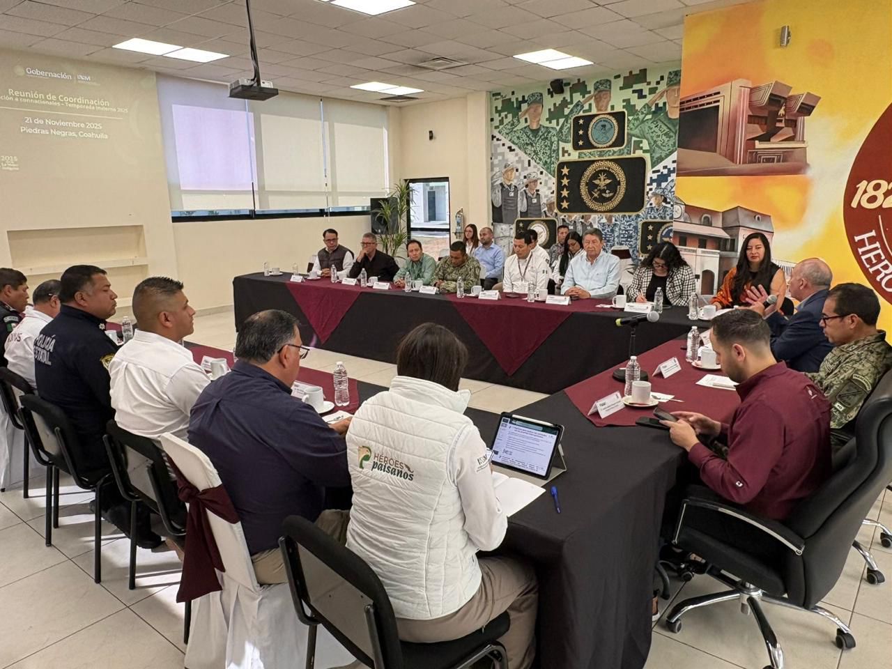 Coahuila fortalece la coordinación para el Operativo “Bienvenidos Paisanos 2025”