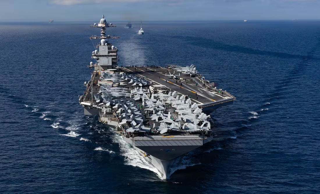 EU incorpora portaaviones USS Gerald Ford a la lucha contra el narco en Latinoamérica