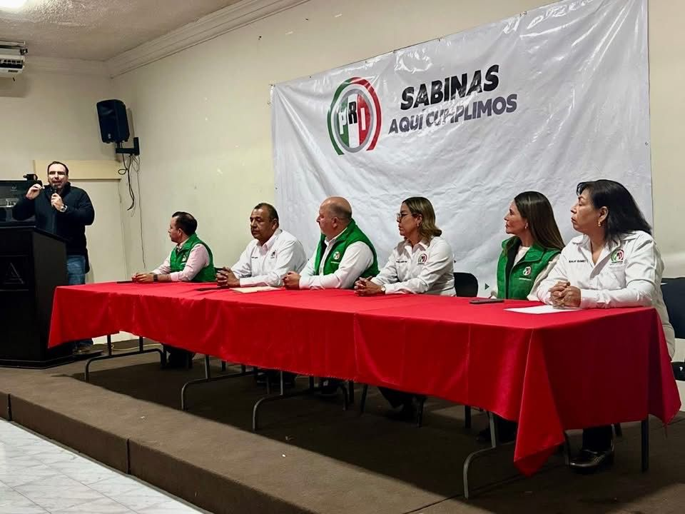 El PRI Sabinas renueva su Comité Directivo Municipal y refrenda su compromiso con la unidad y el futuro de Coahuila