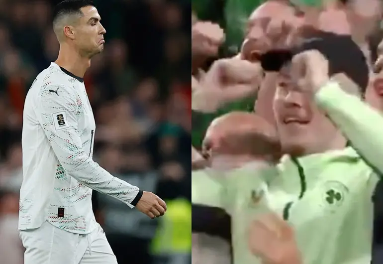 VIDEO: Cristiano Ronaldo es expulsado tras codazo