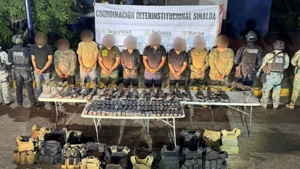 Enfrentamiento entre sujetos armados en Culiacán deja cinco m*ertos; hay nueve detenidos