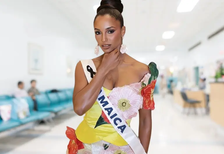 Preocupa el estado de salud de Jamaica tras dura caída en Miss Universe 2025