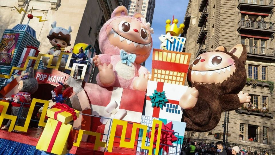 «Labubus», K-Pop Demon Hunters y Cythia Erivo acuden al festival de Acción de Gracias en Nueva York
