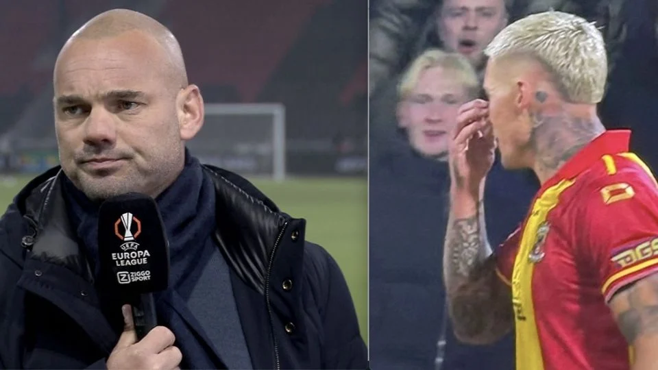 El exfutbolista Wesley Sneijder enfurece por burla de un jugador hacia un rival con labio leporino: “Esto es acoso, debe disculparse”