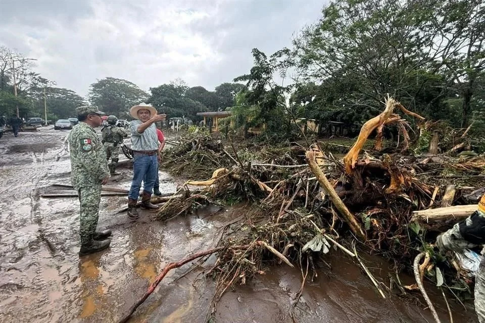 Devastan lluvias región de Los Tuxtlas, Veracruz