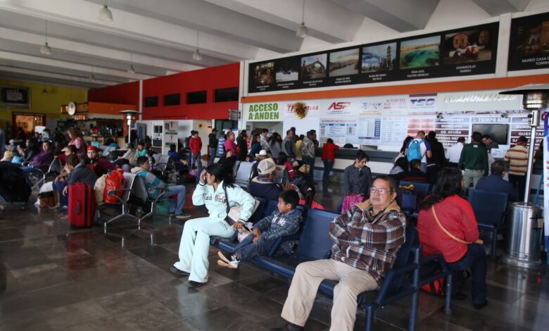 Saturan centrales de autobuses en Saltillo