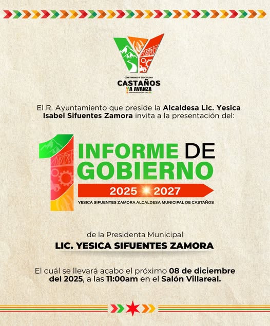 Presenta Yesica hoy su primer informe