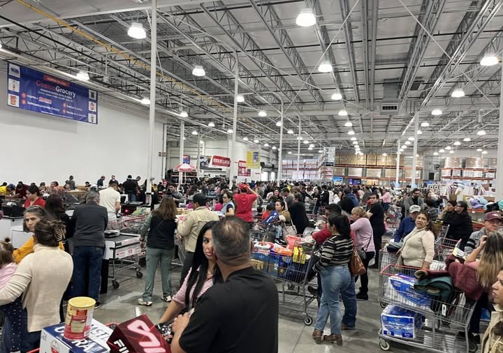 Abarrotan Saltillo por las compras de pánico