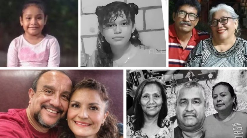 Ellos son algunos de los fallecidos en el descarrilamiento del Tren Interoceánico de Oaxaca