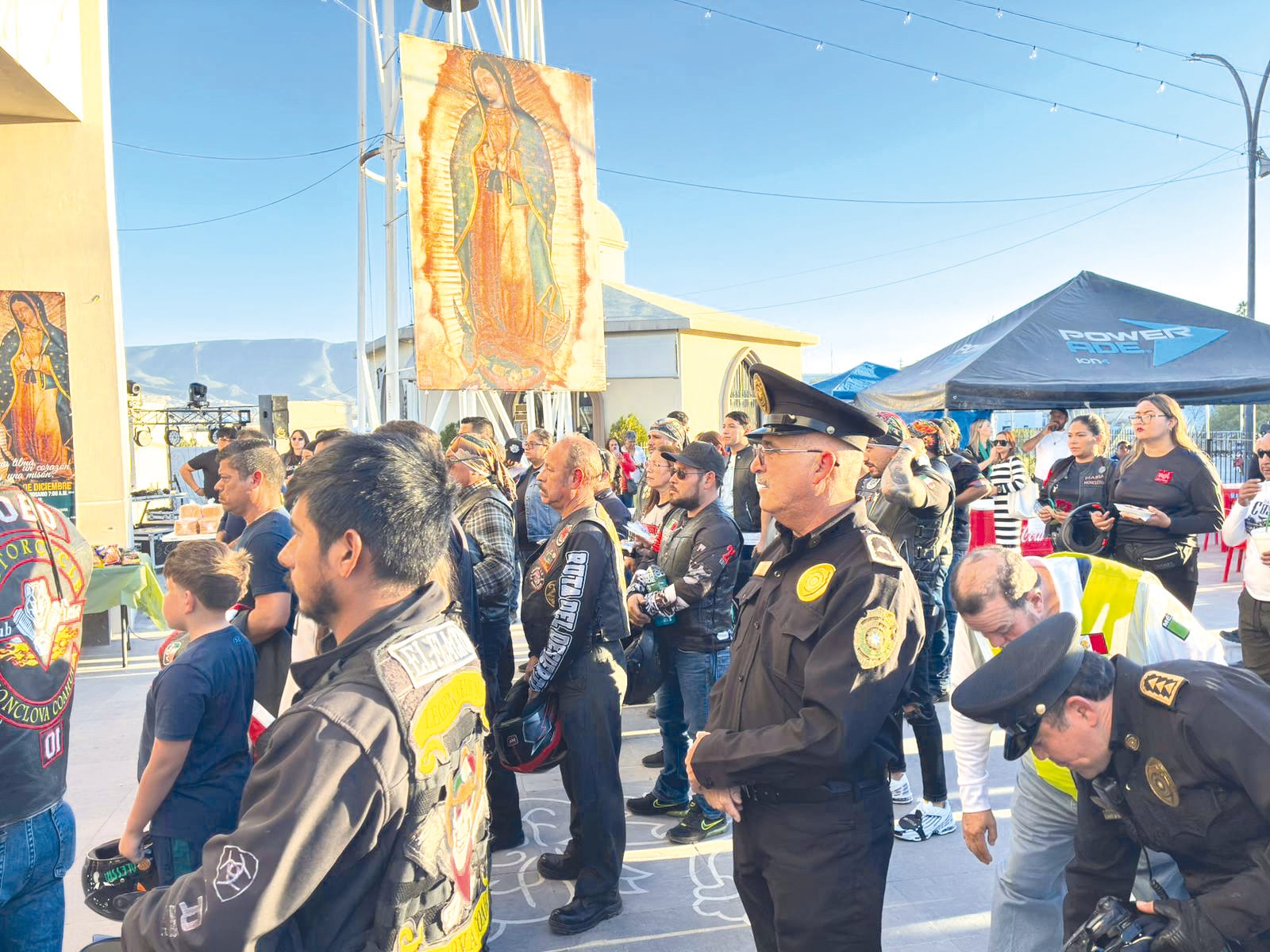 Caravana motorizada para celebrar a Virgen