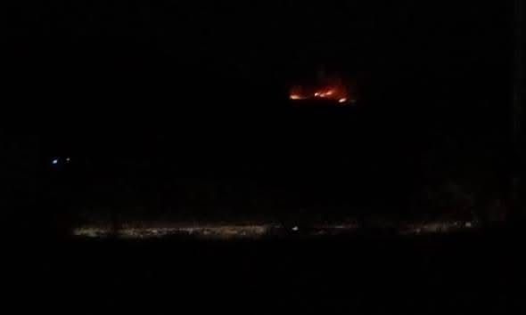 Arde de nuevo el cerro de la Gloria