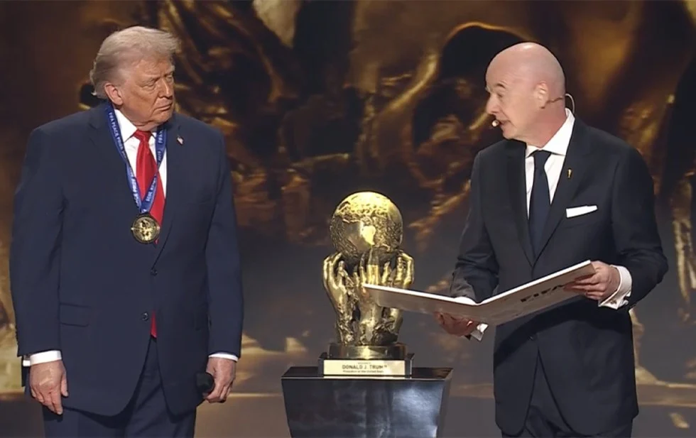 La FIFA otorga un premio de la paz a Donald Trump