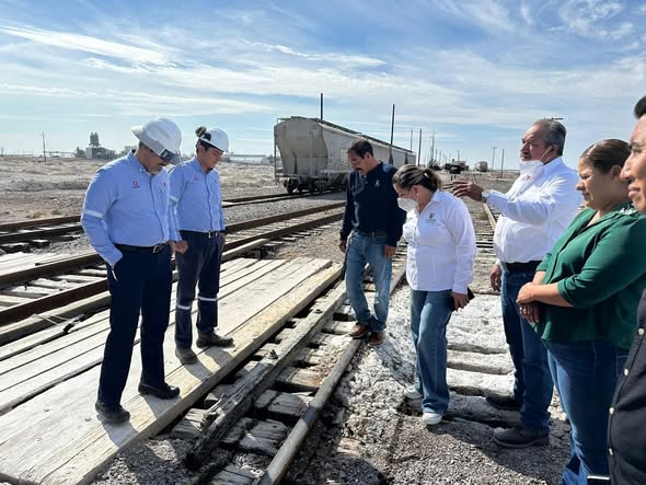 Supervisan avances de la planta tratadora de aguas en Ocampo