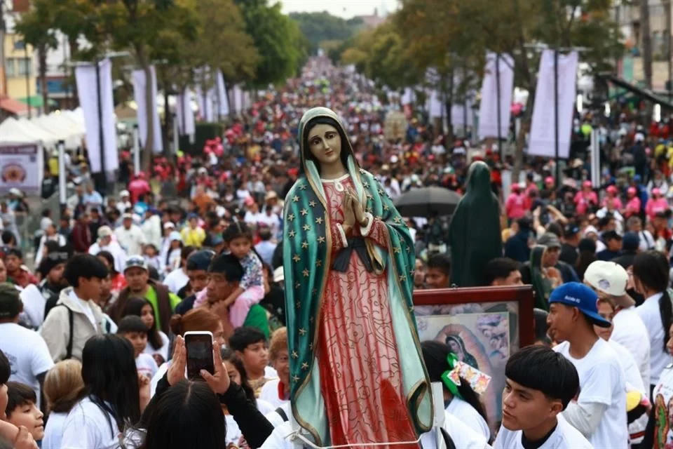 Desborda devoción la Basílica de Guadalupe
