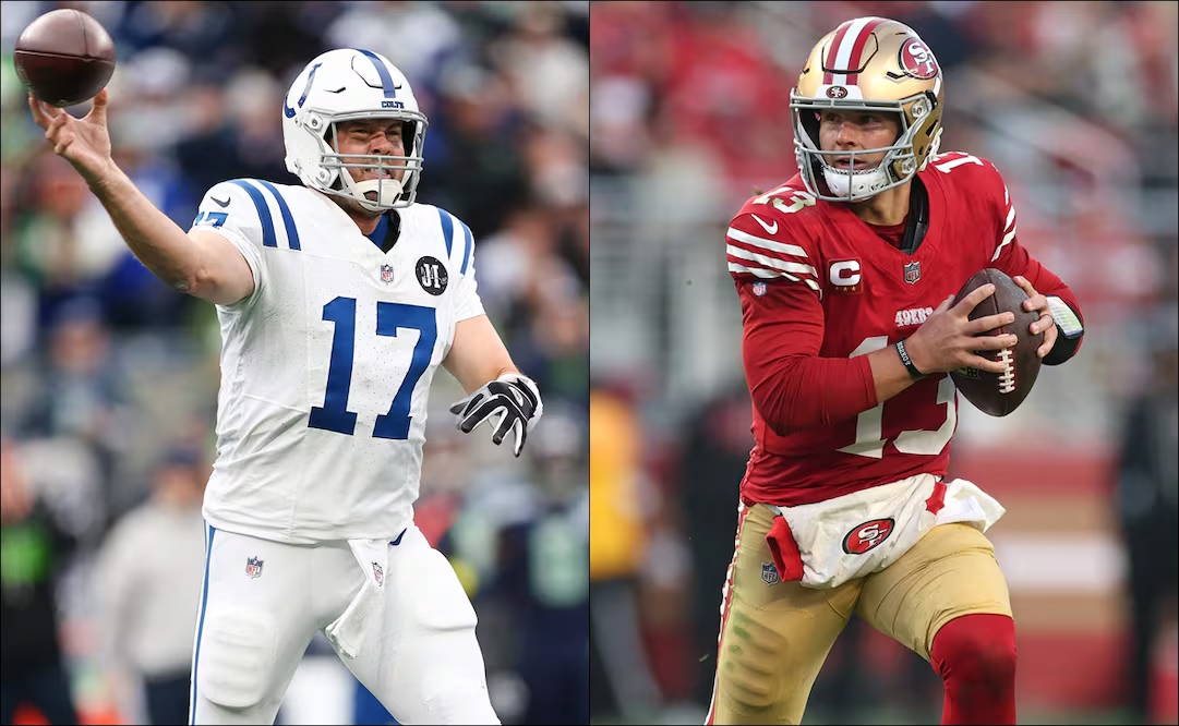 NFL: Horario y canales para ver EN VIVO el partido entre Colts y 49ers de este lunes 22 de diciembre