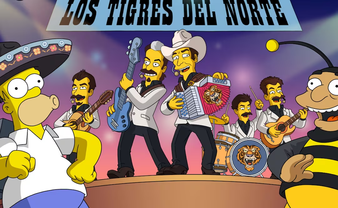 Los Tigres del Norte hacen historia en Los Simpson con “El Corrido de Pedro y Homero”: ¿de qué trata?