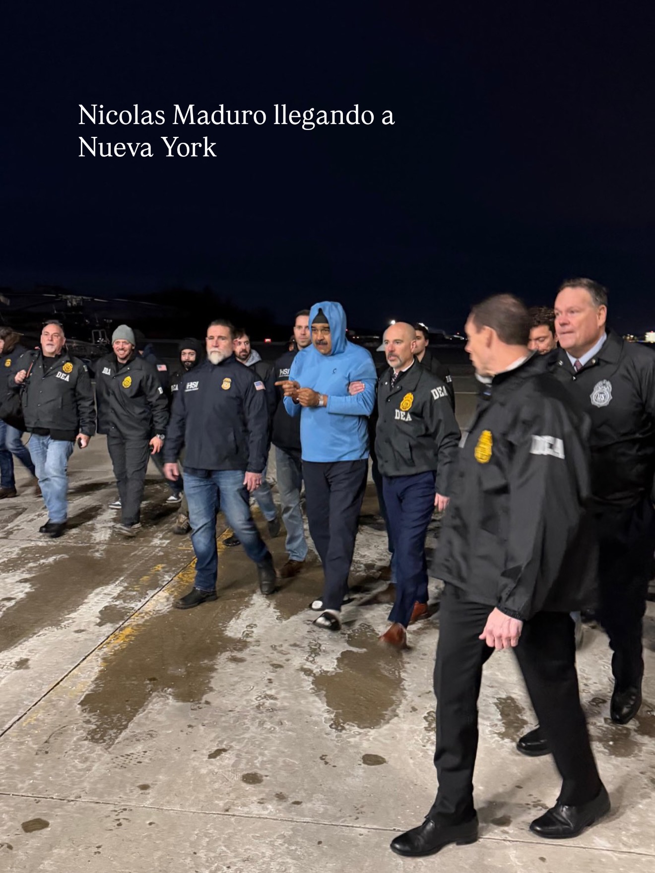 Llega Maduro a NY; va a juicio por narcoterrorismo