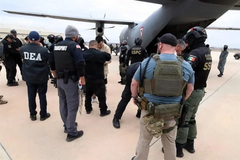 Arriban líderes criminales a EU