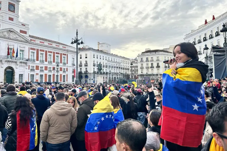 Festejan Venezolanos desde otros países