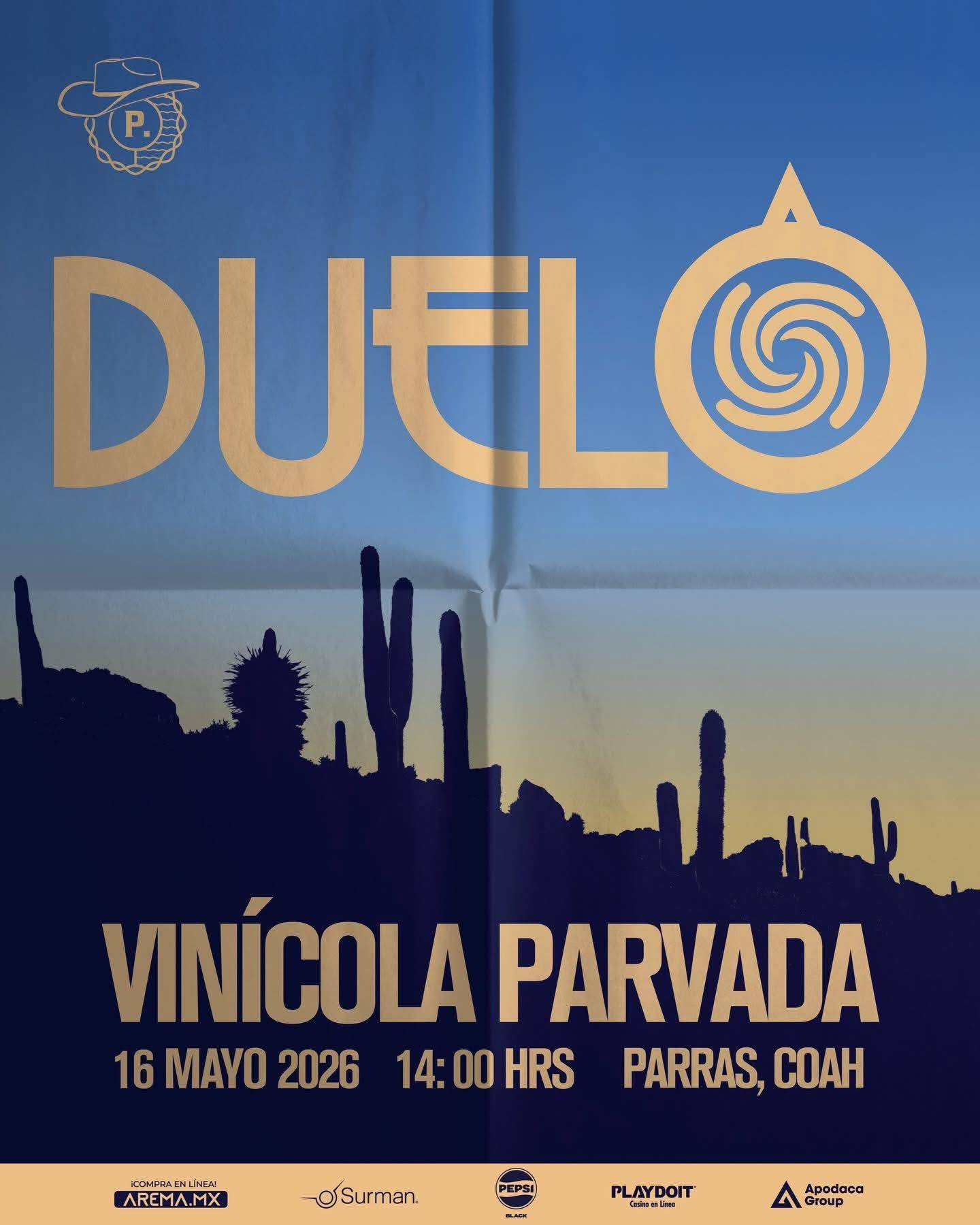 Duelo se presentará en mayo en Parras