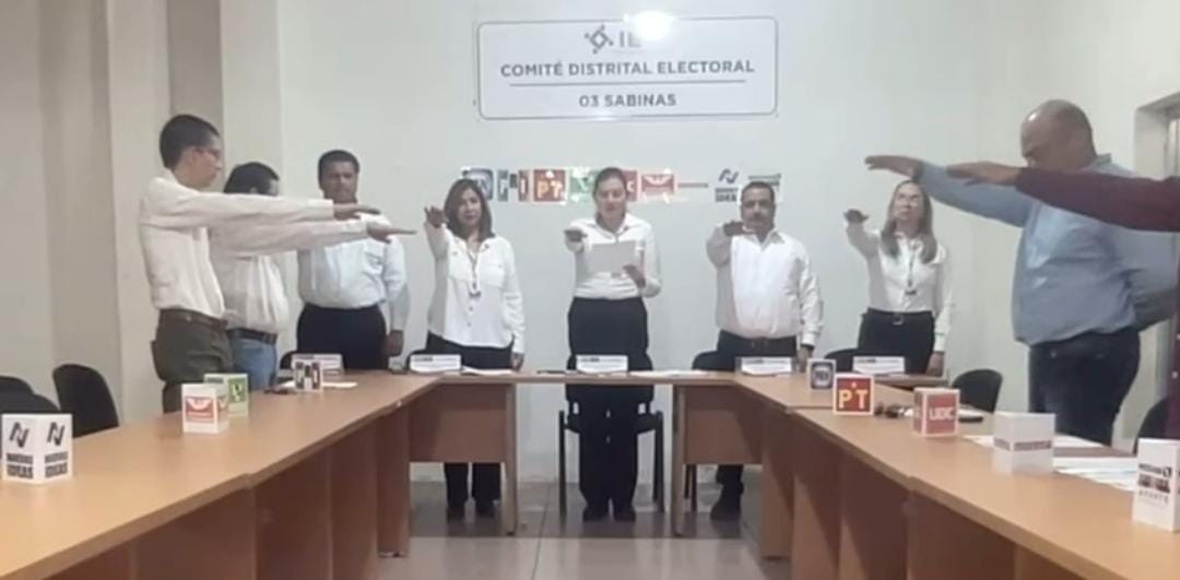 Instalan Comité Distrital Electoral III en Sabinas