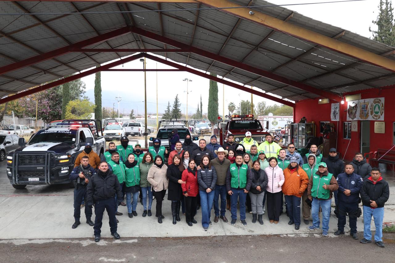 DESPLIEGAN EN PARRAS EL OPERATIVO INVIERNO