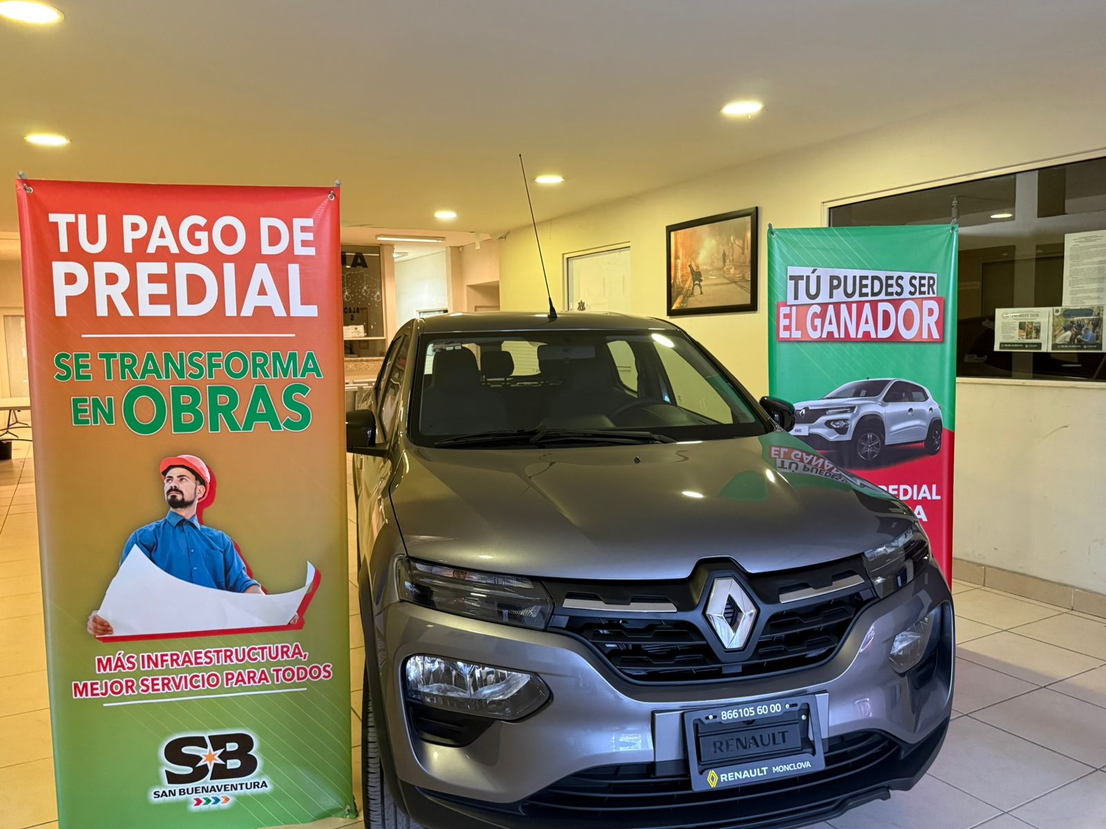EXHIBE SAN BUENA EL AUTO 2026 DE LA RIFA DEL PREDIAL