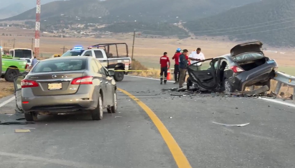 Muere senderista en choque en Arteaga