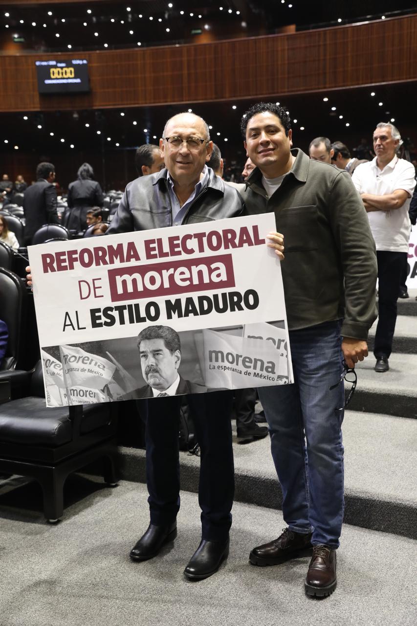 RUBÉN MOREIRA BAUTIZA LA REFORMA ELECTORAL DE MORENA COMO “LEY MADURO”