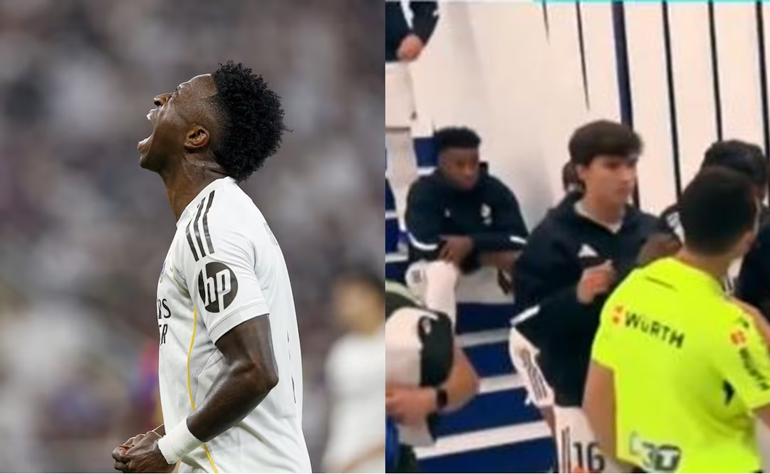 Vinícius Jr. rompe en llanto, tras recibir abucheos; Kylian Mbappé lo consuela en el Bernabéu
