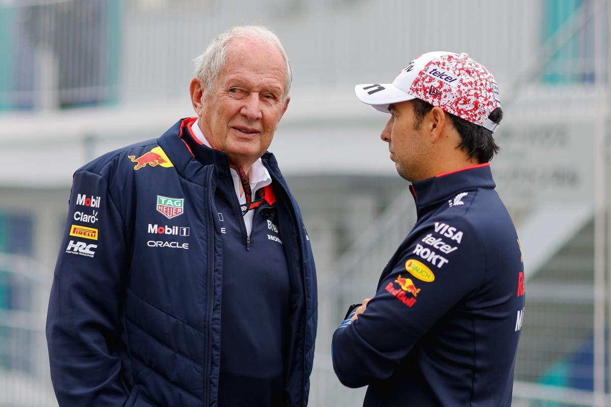 Helmut Marko se arrepiente de haber llevado a ‘Checo’ Pérez a Red Bull