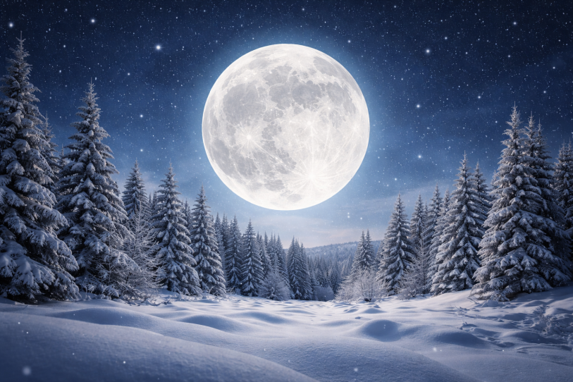 Luna de Nieve 2026: ¿por qué se llama así y cómo se relaciona con el invierno el fenómeno astronómico?