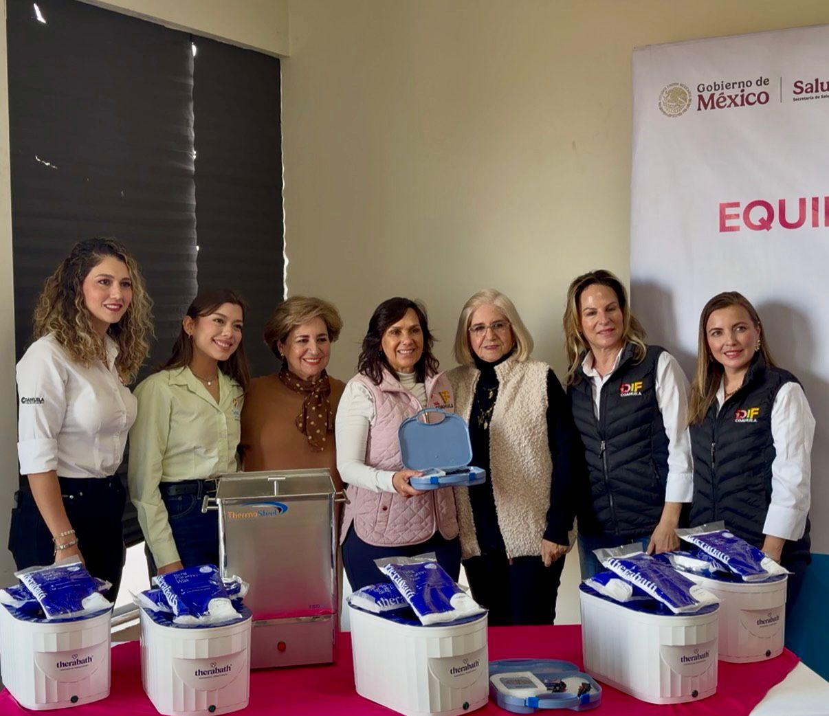 DIF Sabinas recibe equipamiento para Unidades de Rehabilitación