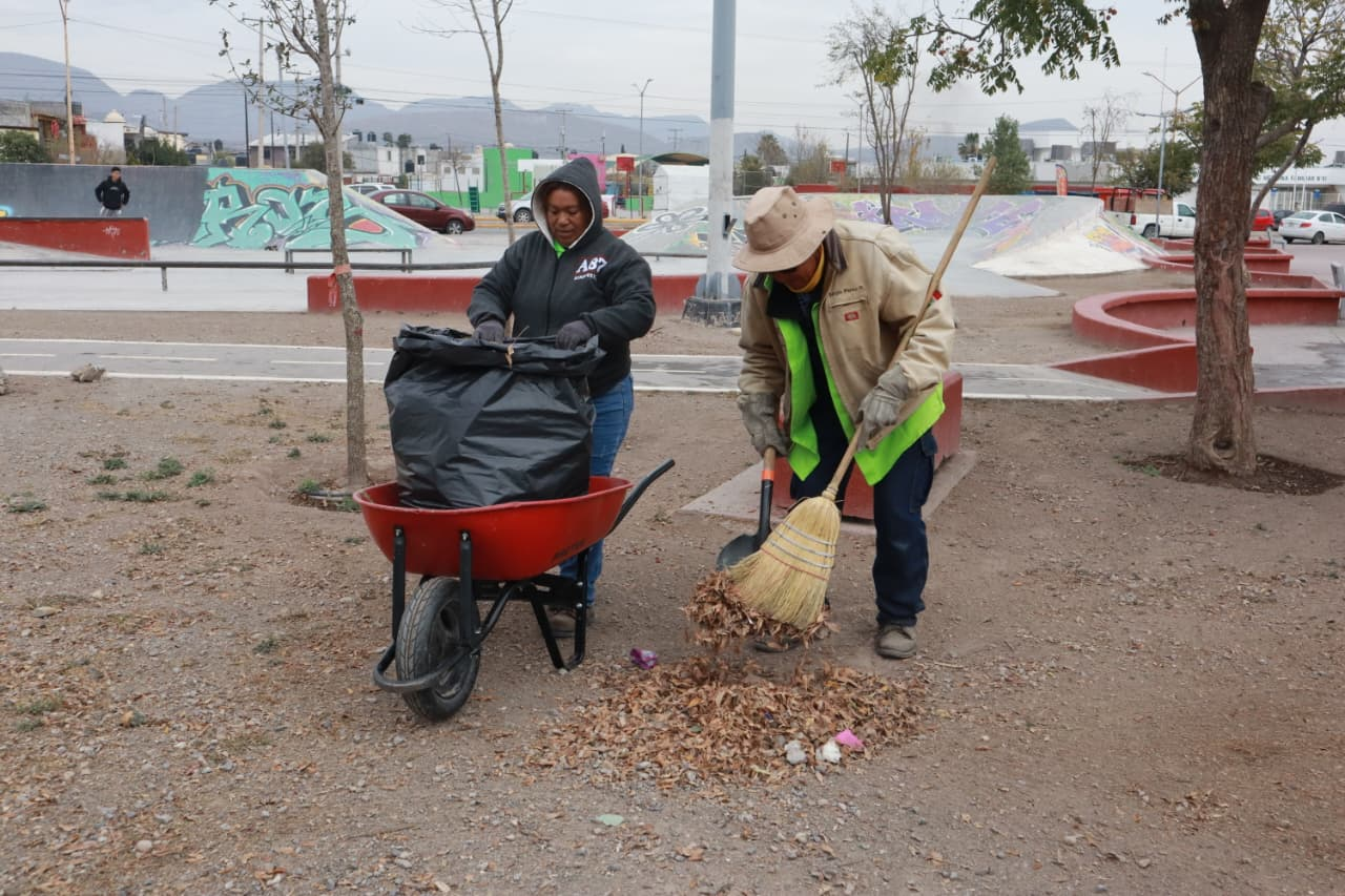 Saltillo mantiene acciones de limpieza y mantenimiento en espacios públicos