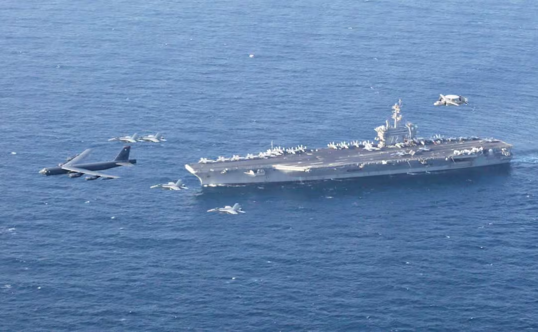 Portaaviones de EU llegan a Medio Oriente; “flota no afectará determinación de Irán para defenderse”