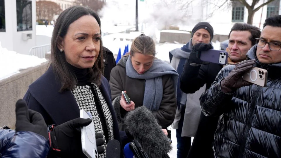 María Corina Machado exige una «transición real» en Venezuela tras reunirse con Marco Rubio
