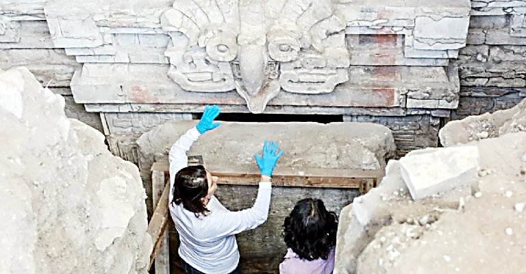 Califican tumba zapoteca como el hallazgo arqueológico «más relevante de la última década»