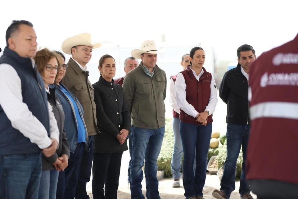 Acompaña Secretario Montemayor a Gobernador en Gira Presidencial