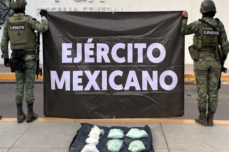Aseguran en Sinaloa 1.3 toneladas de fentanilo