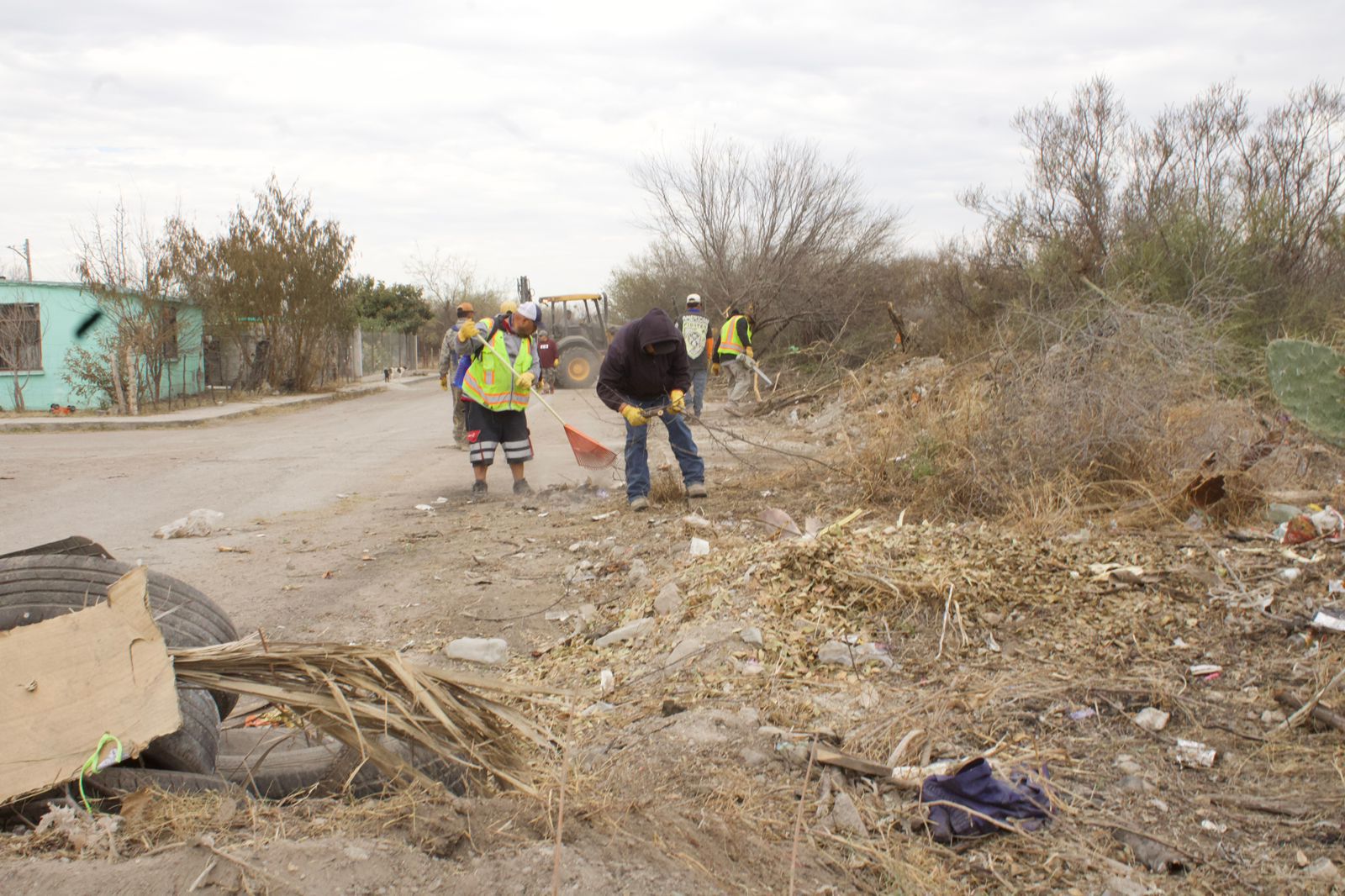Supervisa Laura Jiménez limpieza en Los Fresnos