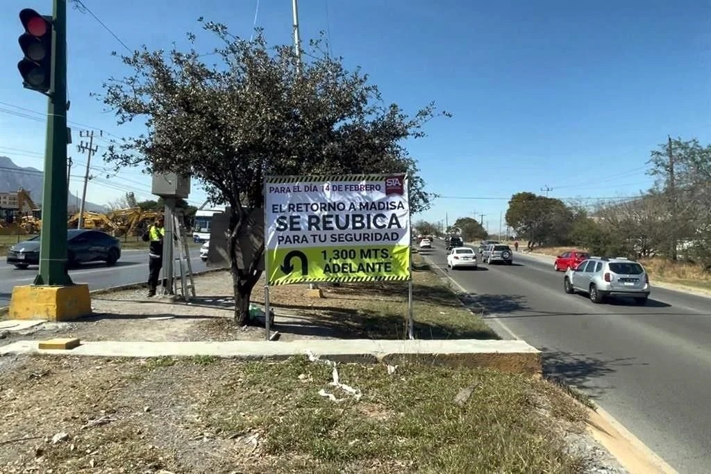 Reubican retorno en la Saltillo-Monterrey