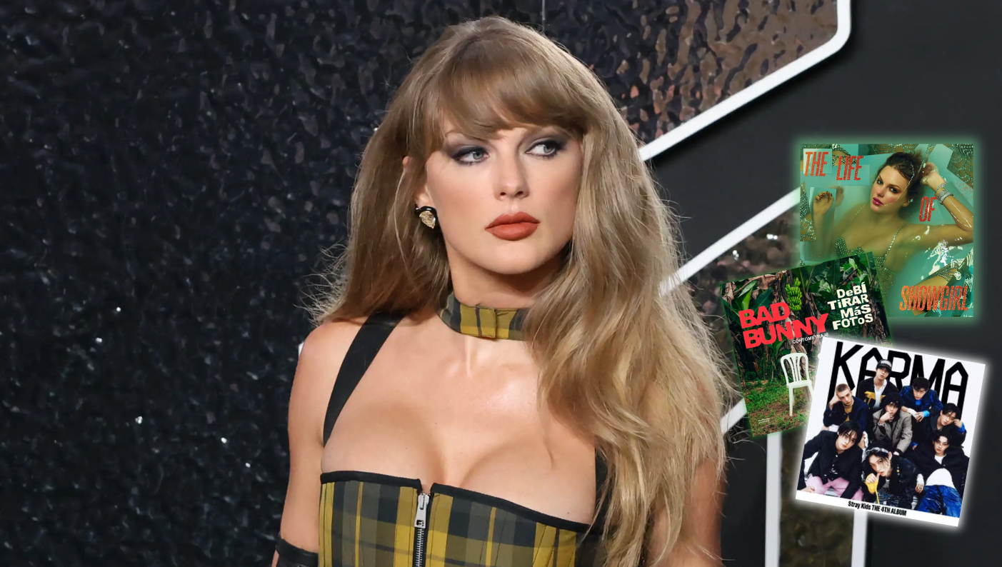 Taylor Swift supera a Bad Bunny y lidera en 2025 las ventas mundiales de discos
