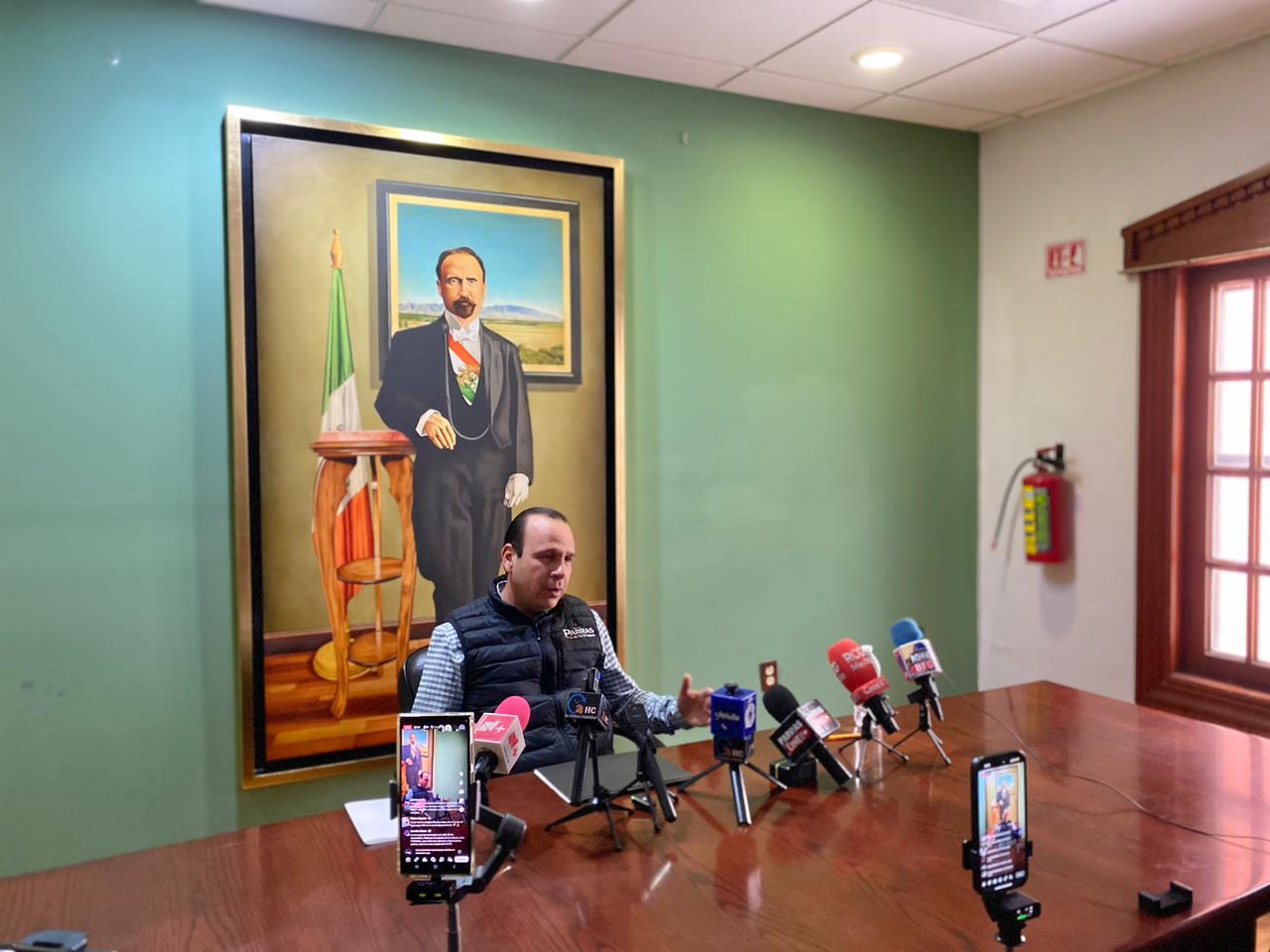 Se prepara Parras para celebrar su 428 aniversario; Alcalde presenta actividades de febrero