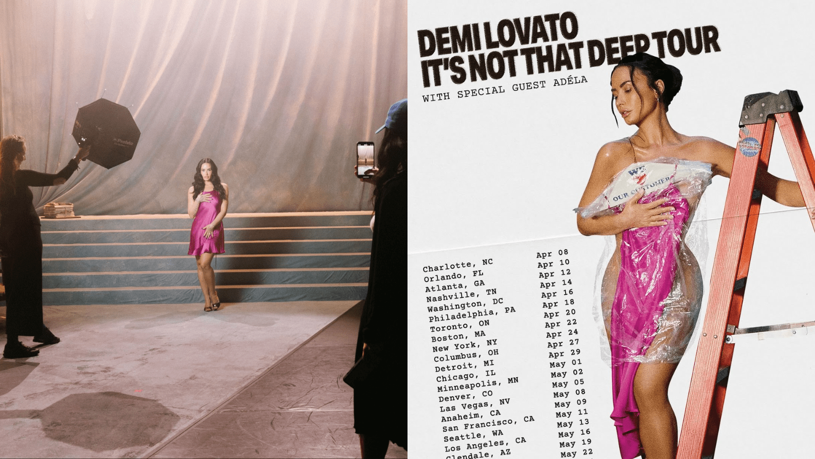 Demi Lovato cancela fechas de su gira tras admitir que está sobrepasada