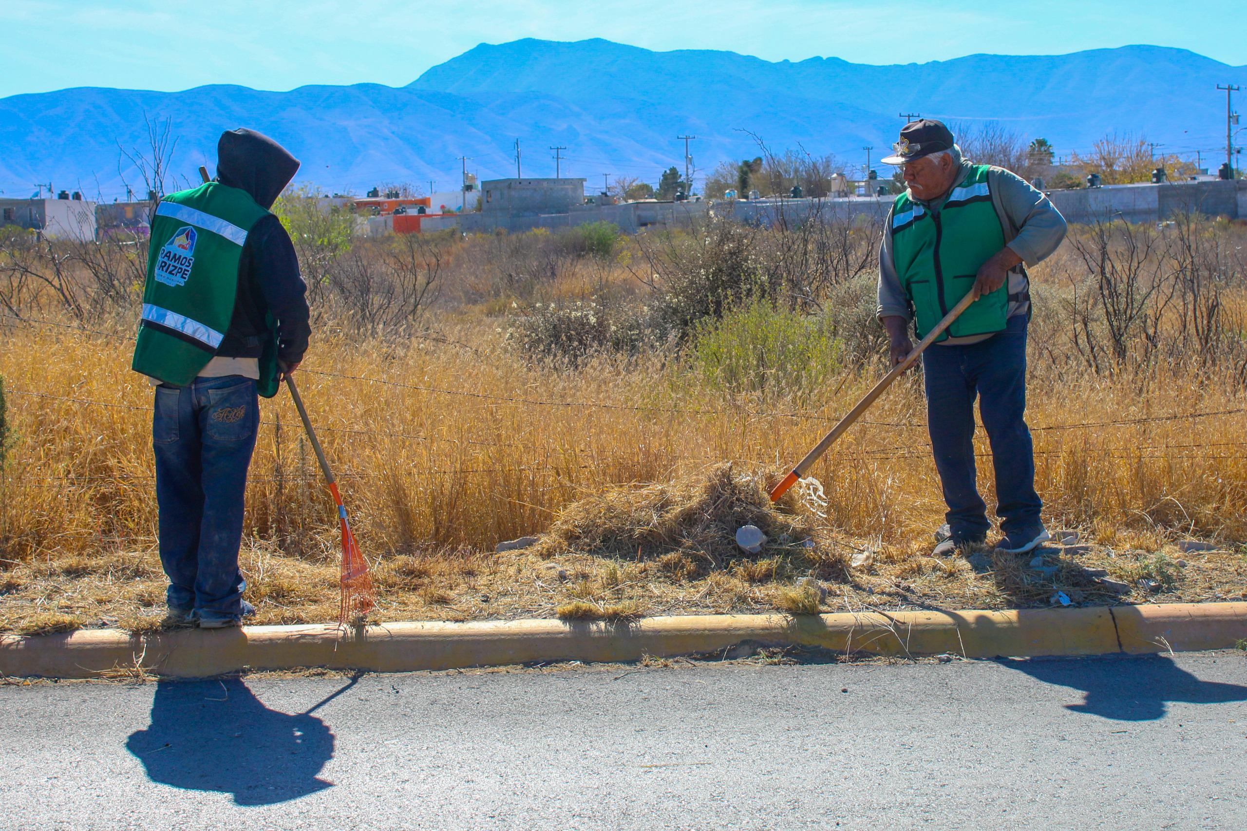 Refuerza Gobierno de Ramos Arizpe limpieza urbana