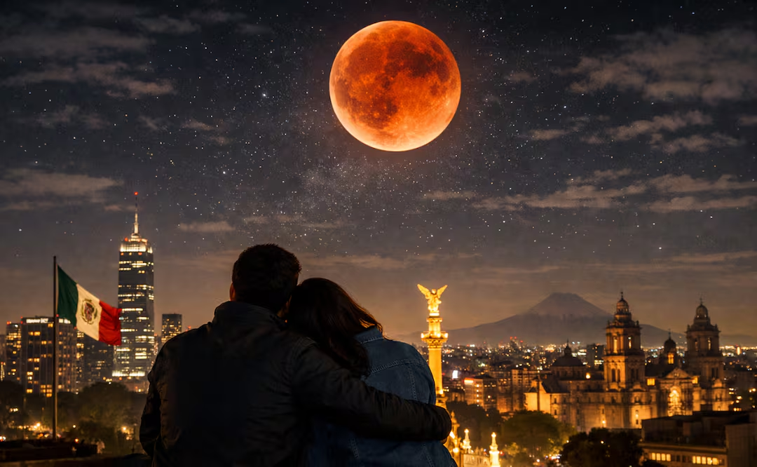 ¿Por qué la Luna se vuelve roja?; el secreto detrás de la «Luna de Sangre