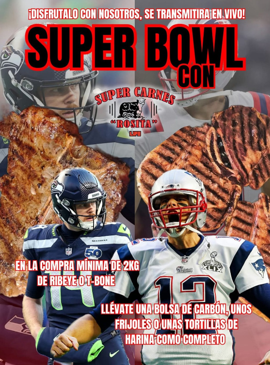Organizan carne asada para ver “Super Bowl”