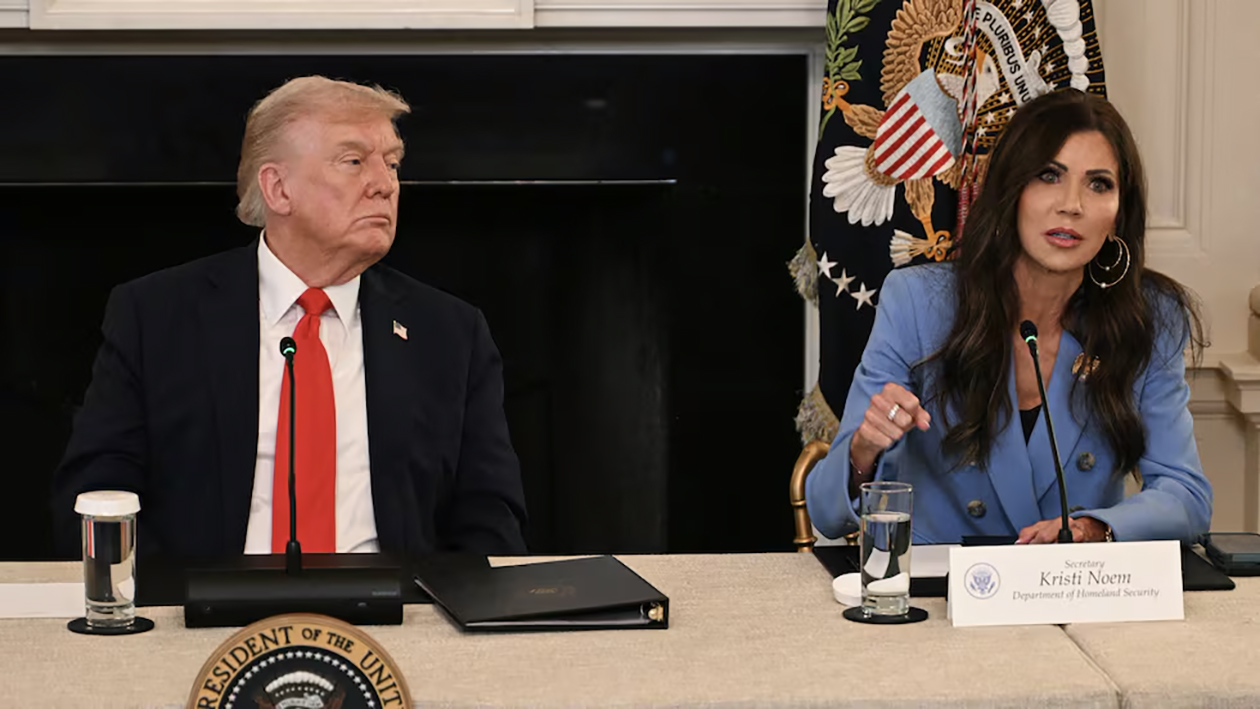 Destituye Trump a Noem Como jefa de Seguridad