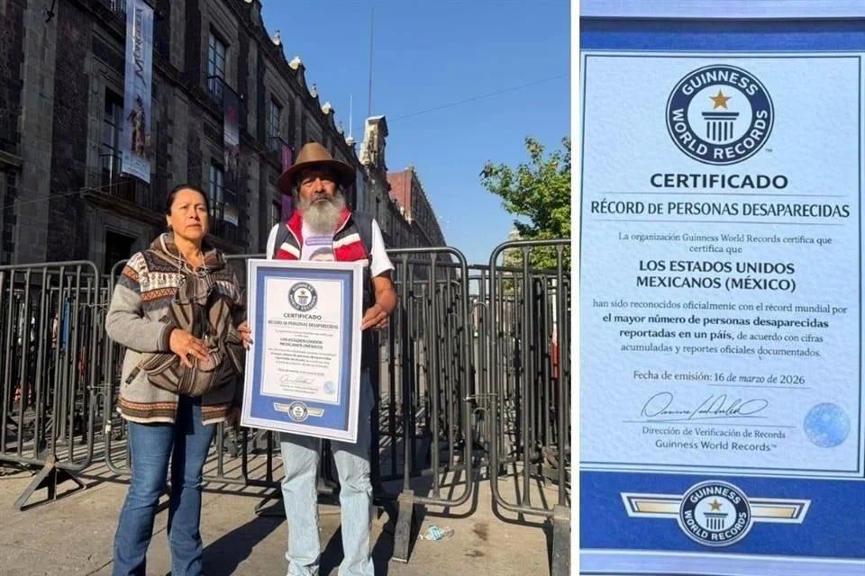 Llevan a Sheinbaum ‘récord Guinness’ de desaparecidos