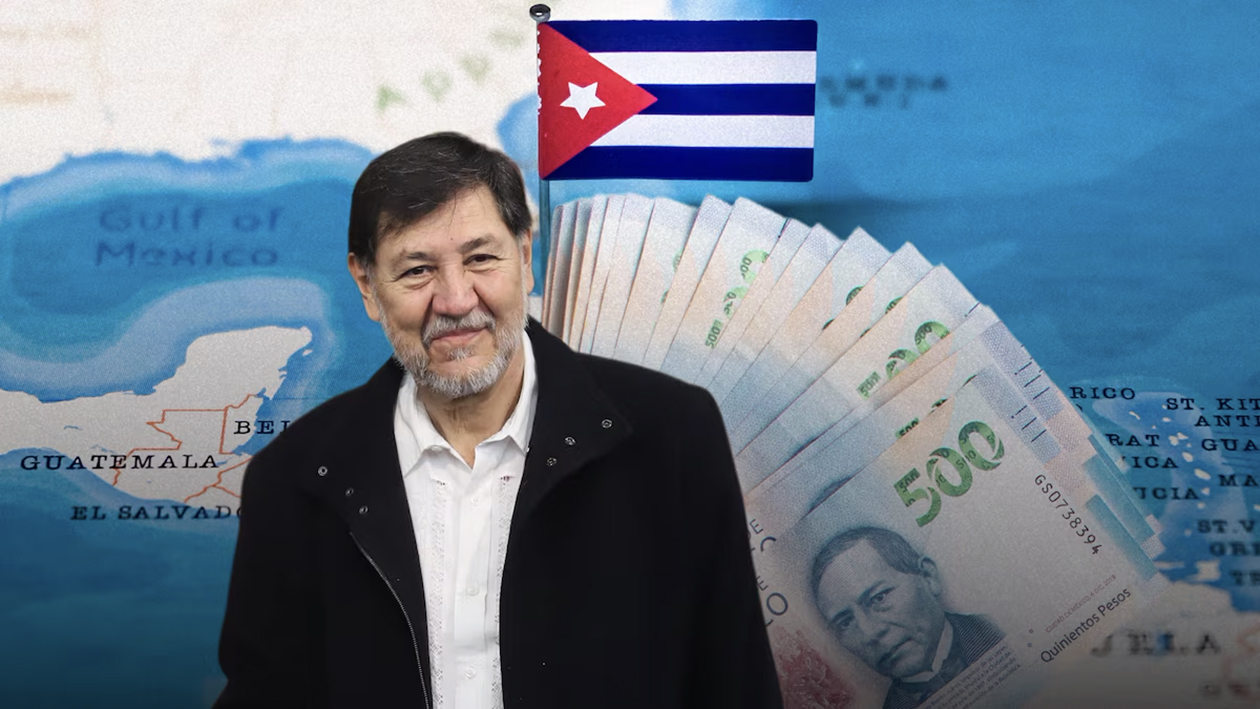 Dona Noroña 64 mil pesos a cuba… y Banxico reporta operación devuelta